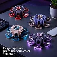 Gadget Antiestrés Creativo Transformable con Diseño de Mecha Gyrocool Inspirado en la Tecnología; Transformación Mecánica Explosiva
