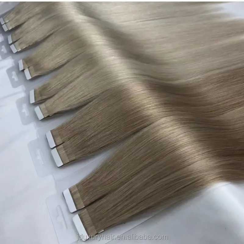 100% jüdische koschere European Tape Haar verlängerung Double Drawn Remy Invisible Tape In Haar verlängerungen 100% menschliches Haar