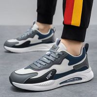 Chaussures de course pour hommes Automne 2025 Nouveau dessus en PU Semelle intermédiaire en EVA Semelle souple Augmentation de la hauteur Lacets Respirant Doublure en maille Décontracté