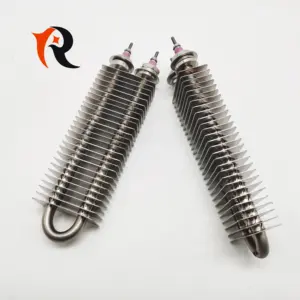 Electric finned heater for Load bank resistors