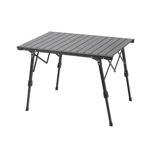 Outdoor Garden Compact Lightweight Aluminum Frame <b>Foldable</b> Egg Roll Camping <b>Table</b> for Coffee Dining BBQ - Product Image 1