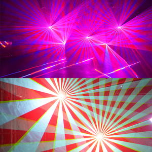 Hoạt hình mới đầy đủ màu sắc 10W 15W DMX RGB ánh sáng laser cho Disco DJ tiệc cưới - Product Image 3