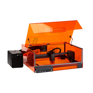 เครื่องแกะสลักเลเซอร์แบบไฟคู่ระบบอัจฉริยะ10W ไดโอดใช้งานง่ายสำหรับอะคริลิคโลหะพลาสติกไม้ไม้หนังหินรองรับ DXF PLT Ai - Product Image 4