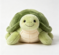Jouet en peluche tortue personnalisé, peluche souple en forme de tortue, fabrication OEM ODM, logo personnalisé pour cadeau et souvenir