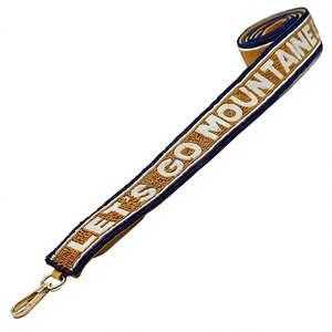 Rock Chalk Correa con cuentas Hecho a mano University of Kansas Spirit Accesorio para Game Day Tailgating y Jayhawks Fans Estilo todos los días - Product Image 6