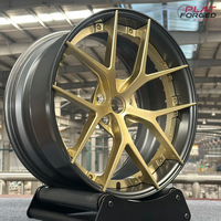 Jantes forgées sur mesure en 2 pièces, 18 19 20 21 22 23 pouces, multi-branches, 5x112 5x120 5x130 pour AUDI Tesla BMW, moyeux de voitures de luxe