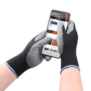 XINGYU – gants de travail personnalisés en Pu pour écran tactile, manteau en Pu Dmf, sans Esd, gants de travail en tricot pour écran tactile