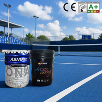 Peinture acrylique industrielle pour sols extérieurs, résistante aux UV, pour terrains de tennis