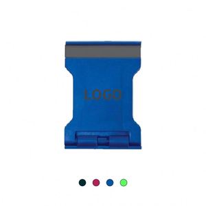 Portable <b>Folding</b> Plastic Phone Holder on <b>Desk</b> Rectangular Plastic Mobile Phone Stand - Product Image 1