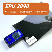 Film de protection de pare-brise ultra-clair EPU anti-explosion, sans sensation de vertigine, 70%VLT 35%VLT 20%VLT