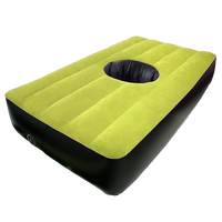Lit de récupération moderne en PVC, pliable, gonflable, avec housse en tissu floqué, mobilier de chambre, salle de sport à domicile, parc, matelas adapté aux bébés