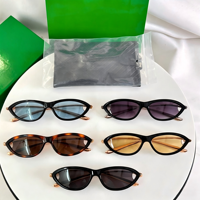 Lunettes de soleil tendance à monture intégrale, légères, avec verres PC dégradés dorés, protection UV400, pour unisexe, plage et extérieur