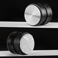 BANLEE Distributeur d'expresso à hauteur adaptative par gravité et tamper à main pour expresso calibré de 58 mm
