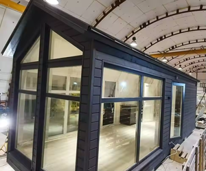 Maison préfabriquée triangulaire <span class=keywords><strong>de</strong></span> luxe moderne avec structure en acier léger pour <span class=keywords><strong>abri</strong></span> <span class=keywords><strong>de</strong></span> <span class=keywords><strong>jardin</strong></span> et villa - Product Image 4