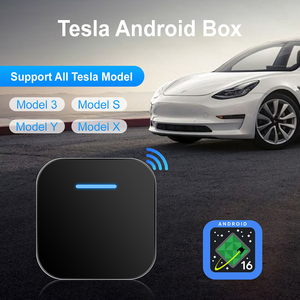 Adaptateur de streaming sans fil pour voiture Rhythm Android Box, Qualcomm 6125, 8 Go, 128 Go, compatible <span class=keywords><strong>Tesla</strong></span> Model 3 Y S X, prend en charge Netflix et <span class=keywords><strong>YouTube</strong></span> - Product Image 3