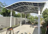 Toits de garages en aluminium pour l'extérieur, abris de voiture, pergolas imperméables, panneaux de toit, abris de jardin, auvents de villa
