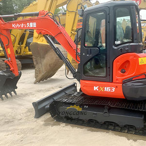 KUBOTA usato KX163 originale del Giappone di qualità KX1635 KX 163-5 5T <span class=keywords><strong>6</strong></span> T 5Ton 6Ton 5 <span class=keywords><strong>6</strong></span> tonnellate escavatore da <span class=keywords><strong>6</strong></span> tonnellate per l'abbellimento del giardino - Product Image 4
