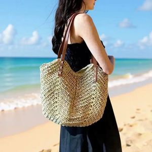Latest Fashion Summer Holiday Woven Straw Beach <b>Bags</b> <b>Boho</b> Knit Single Shoulder Tote <b>Bag</b> for Women - Product Image 3