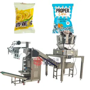 Automatische Multifunctionele Verticale Zakken Weegbree Chips Verpakkingsmachine Chips Verpakking Machine