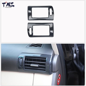 12Pcs Kit Penutup Trim Interior Serat Karbon Hitam untuk Lexus RX 2009-2014, Stiker Dekoratif Panel Pintu Dasbor untuk Mobil Setir Kiri - Product Image 4