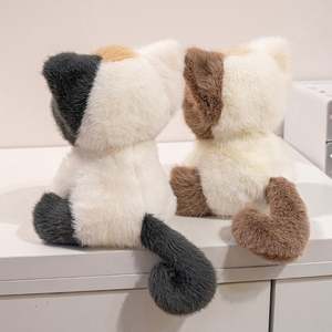 Lindo Peluche de Cachorro/Gatito, Compañero de Escritorio, Muñeco de Animal, Decoración de Habitación, Kawaii, Peluche para Niños, Regalo Educativo - Product Image 3