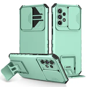 New Style Multi-function Invisible Kickstand 2 in 1 Cell Phone Case For Samsung Galaxy A33 A53 A73 A23 A13