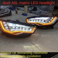 Ensemble de phares LED d'origine pour Audi S6 A6L A8 S8 C7, mise à niveau des lampes Longzhu avec température de couleur de 6000K, état neuf
