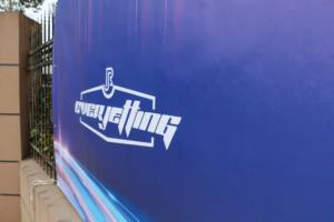 Imperméable Anti-fort vent extérieur impression médias publicité mur PVC Flex bâche bannière - Product Image 3