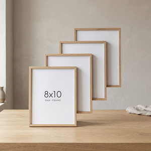 Modern Eco-friendly Wood Wall Art Display Lightweight 5x7 Beige Oak Digital Printing Vertical Photo <b>Frame</b> - Product Image 2