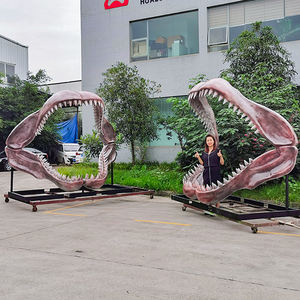 Реалистичный морской животный ископаемый скелет Акулий Рот аниматронная модель продукта - Product Image 6