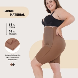 SSHAPER <span class=keywords><strong>Shorty</strong></span> gainant taille haute sans couture pour <span class=keywords><strong>femme</strong></span> avec panneau ventral <span class=keywords><strong>amincissant</strong></span> - Product Image 4