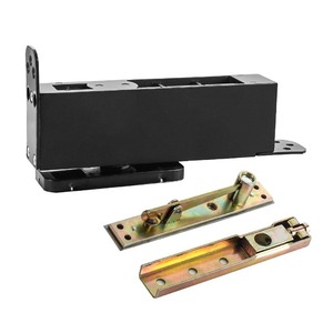 Kaishengxi Charnière de sol pour porte en bois sans perçage, 135 degrés, capacité de charge 120 kg, pour portes encadrées avec amortissement dissimulé - Product Image 1