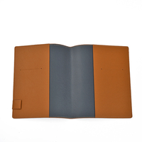 Usine personnalisée de protection de carnet A4/A5/A6 en cuir PU avec porte-stylo et porte-cartes