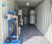 Système de dessalement de traitement de l'eau par osmose inverse conteneurisé Machine de purification d'épurateur d'eau RO