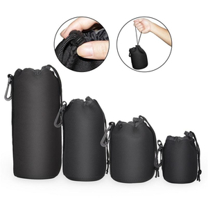 กระเป๋าใส่เลนส์กล้องนีโอพรีนแบบกันน้ำ พิมพ์โลโก้ได้  สำหรับเลนส์กล้อง DSLR - Product Image 6