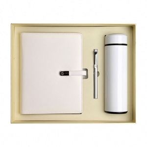 Cadeaux d'entreprise personnalisés avec logo promotionnel, ensemble cadeau d'affaires, bloc-notes A5, stylo et thermos, prix d'usine pour les conférences - Product Image 3