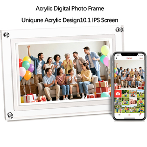 Cornice Digitale WiFi da 5 Pollici con Schermo IPS da 4GB, Portafoto Digitale in Acrilico, Espositore per Regali di Compleanno - Product Image 4