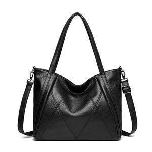 Bolso Tote de PU de Alta Calidad Modelo 2026 con Cierre, Patrones Geométricos de Poliéster, Bolso de Diseño Lujoso y Portátil para Uso Diario - Product Image 1