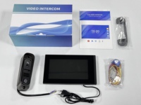 Sistema de Videoportero AHD de Alta Calidad, Cámara de Videoportero con Cable y Pantalla de 7 Pulgadas, Videoportero Inteligente Tuya para el Hogar, Videoportero Wifi