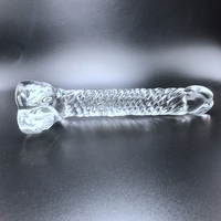 Kristallklares Glas Analdildo Anapplug G-Punkt Stimulation Weibliche Masturbation Sexspielzeug für Erwachsene Mann Frau Lesbe