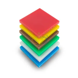 Lembar Plastik HDPE Kuning (Polietilen) Ketebalan 50Mm, Blok Lembar HDPE Murah