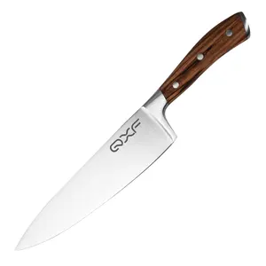 Sıcak yeni ürünler profesyonel şefler bıçak kasap bıçağı 8.5 "şef bıçağı ahşap saplı