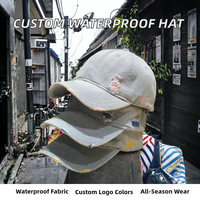 Casquette de baseball personnalisée avec logo, motif Argyle, 100% coton, imperméable, broderie à la main, style streetwear, nœuds sportifs, couleurs personnalisées