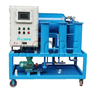 Machine de filtration d'huile diesel usée Usine de purification de mazout