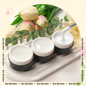 Factory Bulk Milky Super White Hard Uv Gel <b>Extension</b> Gel Super Low Heat Hema Free Tpo Free Builder <b>Nail</b> Gel kg Packing Custom - Product Image 6