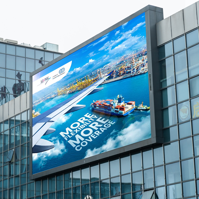 Roller Shutter Led Screen Concept P5 Fixed Led Display with 320x160 Modules mm for Roll up Store Front Ad