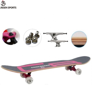 JIESEN di alta qualità Double Kick acero Street <span class=keywords><strong>Skateboard</strong></span> ABEC-9 cuscinetti PU 52x32mm ruote-stampa personalizzata all'ingrosso della fabbrica - Product Image 3