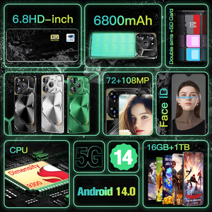 Hot bán 6.8inch 5 gam điện thoại thông minh 6800 mAh gốc pova 6 điện thoại di động 16GB + 1TB Android 14.0 điện thoại di động - Product Image 3