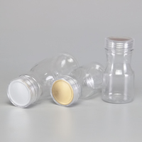 Flacon en plastique PET de qualité pharmaceutique 60 ml 120 ml pour capsules, comprimés et compléments alimentaires