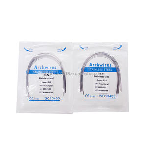 Tandheelkundige Producten Eivormig Vierkant Orthodontie Draaddraad Ss Draad Voor Beugels Tandheelkundige Roestvrijstalen Ronde Draad - Product Image 1